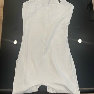 White one piece jumpsuit